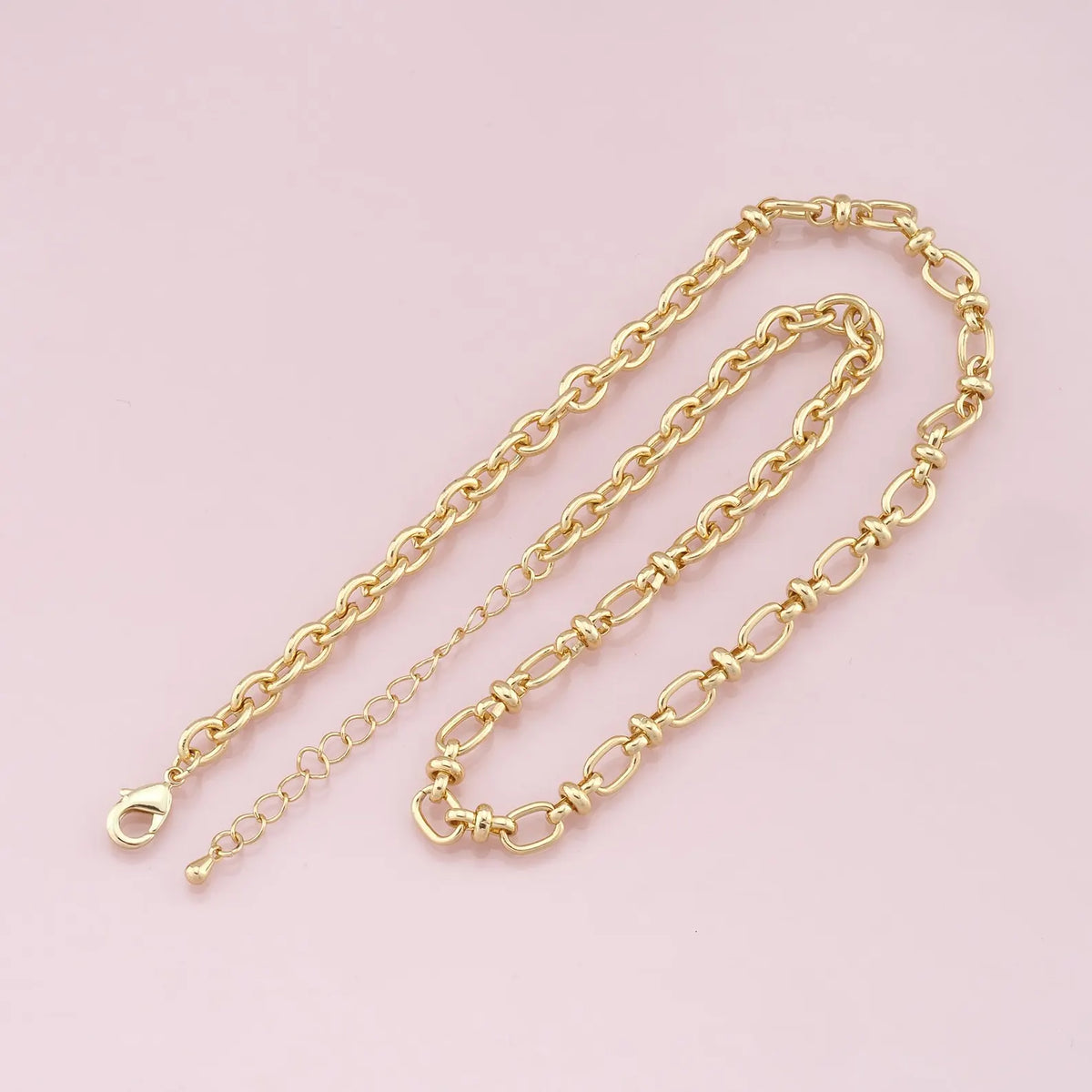 18K GOLD FILLED CHUNKY NECKLACE