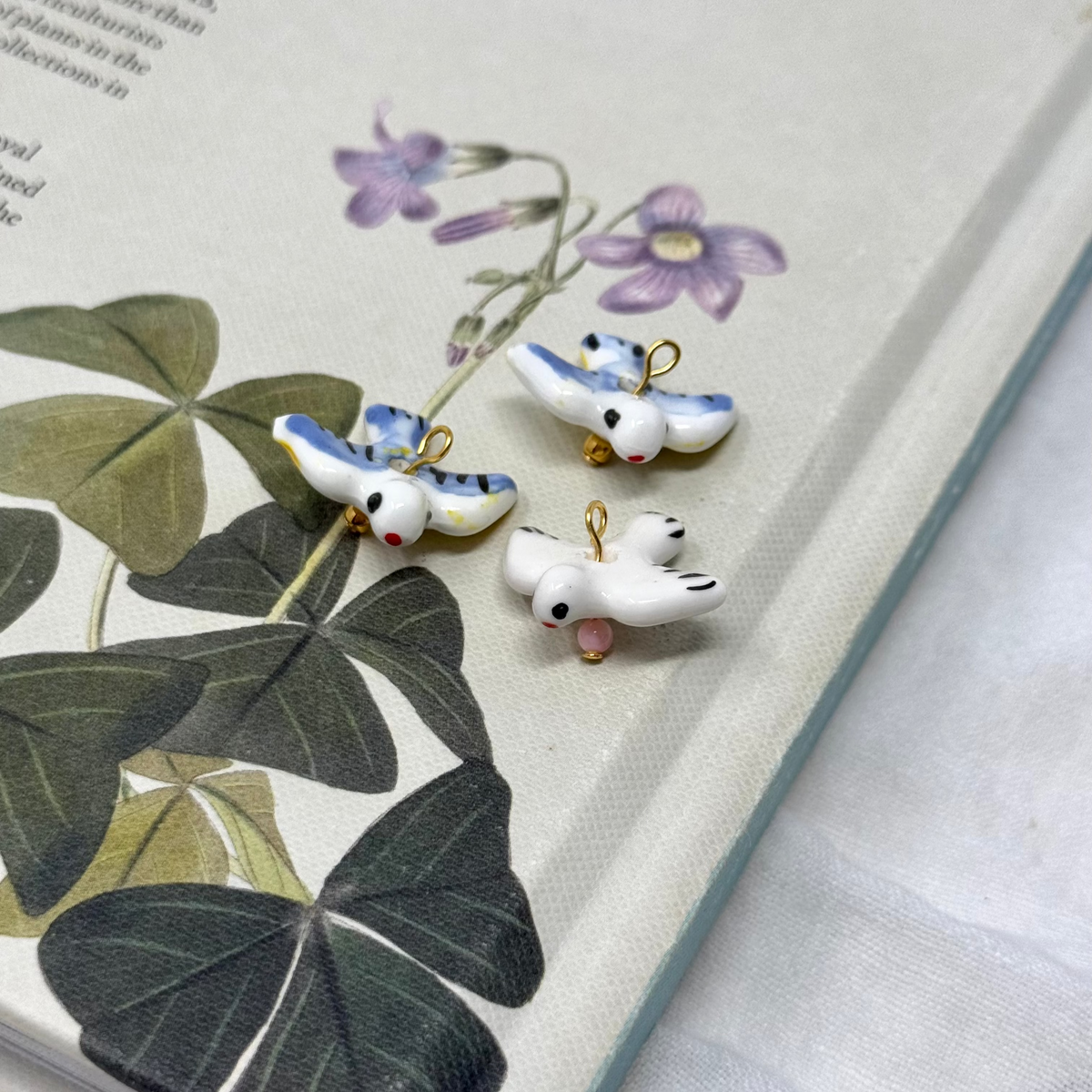 CERAMIC SEAGULL CHARM