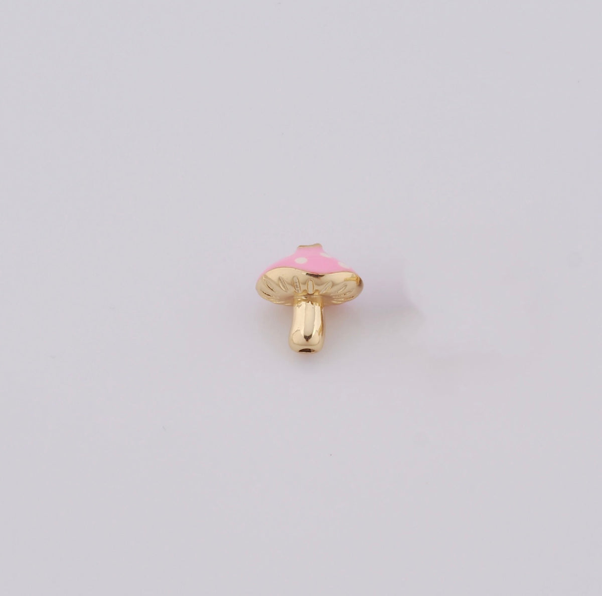 LIGHT PINK MUSHROOM CHARM