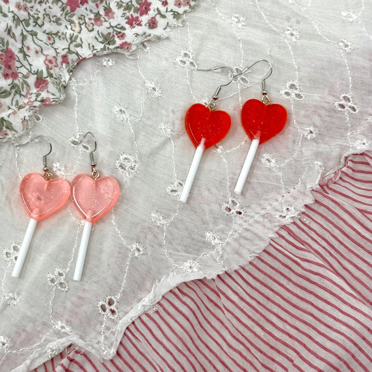 HEART SUCKER EARRINGS