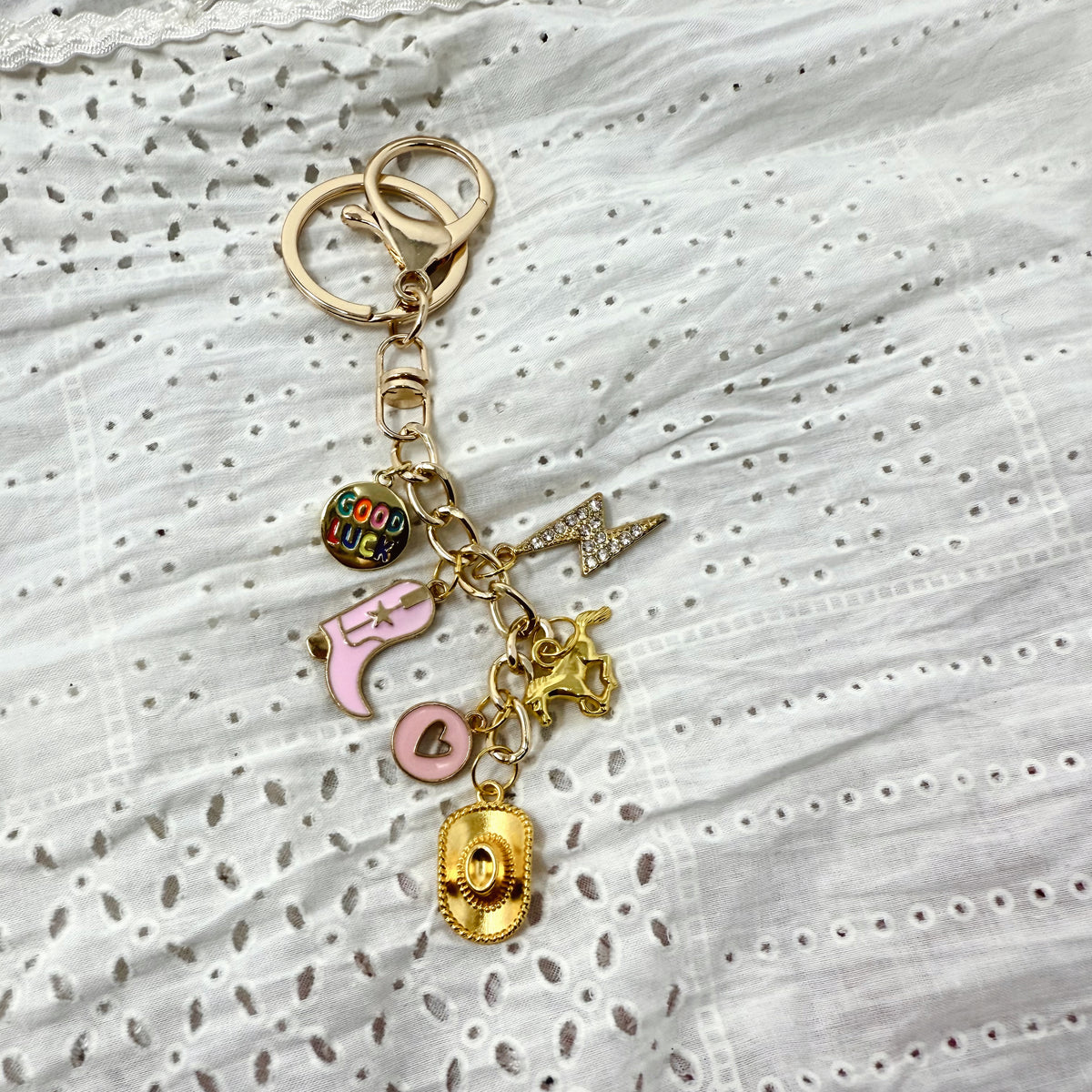 COWGIRL BAG CHARM